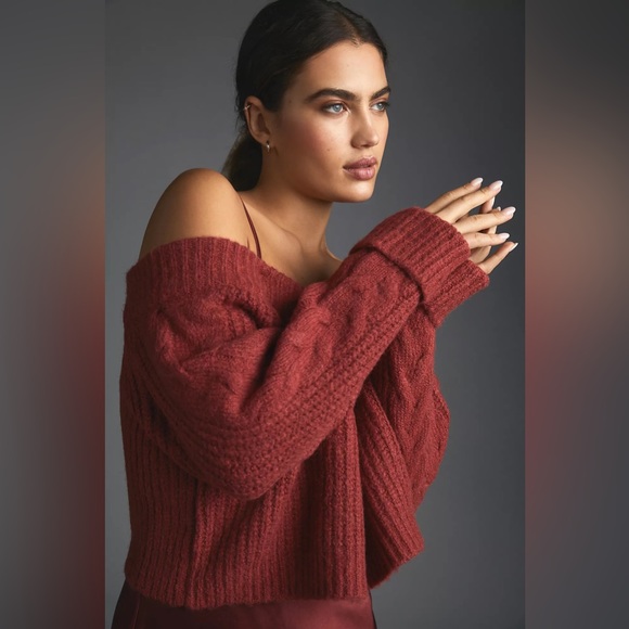 Anthropologie Mare Mare Layered Sweater & Slip Midi Dress - Picture 5 of 15